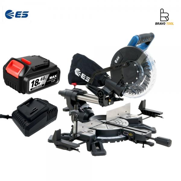 ES산업 슬라이드 충전각도절단기 6.0A배터리세트 마끼다호환 LS1118MS ES산업 슬라이드 충전각도절단기 6.0A배터리세트 마끼다호환 LS1118MS