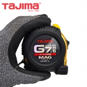 타지마 G그립 자동줄자 7.5M 자석후크 원터치 벨트홀더 SF-GLM25-75BL