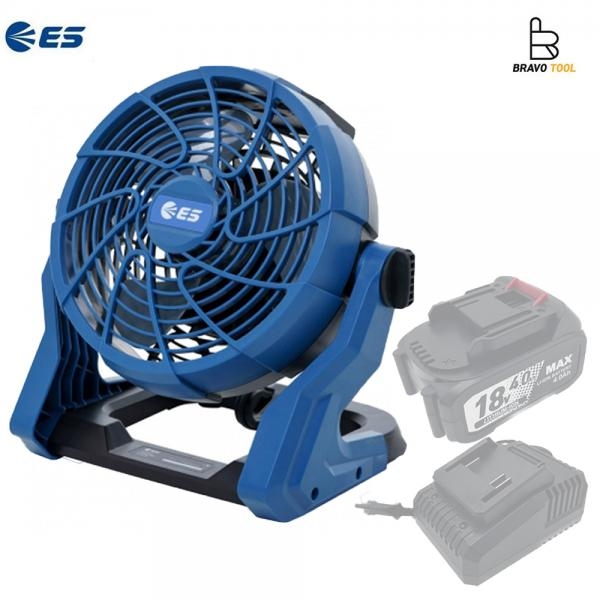 ES산업 충전식 선풍기 유무선 18V LF207M-N 마끼다호환