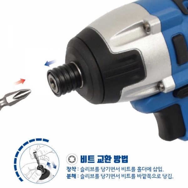 ES산업 임팩드릴 드라이버 18V 베어툴만 LR120-N