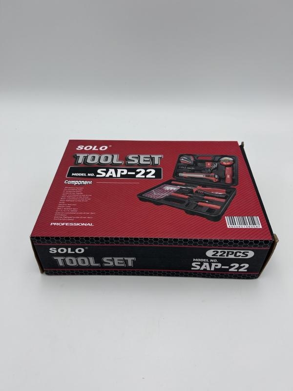SOLO 솔로 공구세트 수공구세트 가정용 집들이선물 DIY 22pcs SAP-22