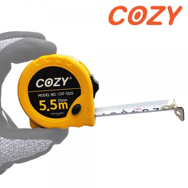 자동줄자 잠금형 원터치 편의점 줄자 C97-3516