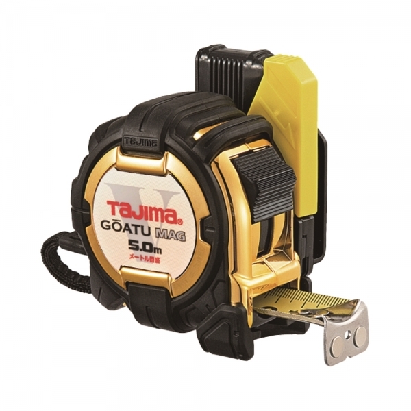 타지마 자동줄자 5M 고아츠 자석 고무그립 벨트클립형 GASF-G3-GLM25 50BL