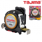 타지마 자동줄자 6.5M 고아츠 자석 고무그립 벨트 클립형 GASF-GLWM25-65