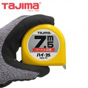 타지마 수동줄자 7.5M 자동감김 핸디형 줄자 H25-75