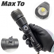 맥스파워 4000루멘 LED줌라이트 충전랜턴 초강력 MX-P70
