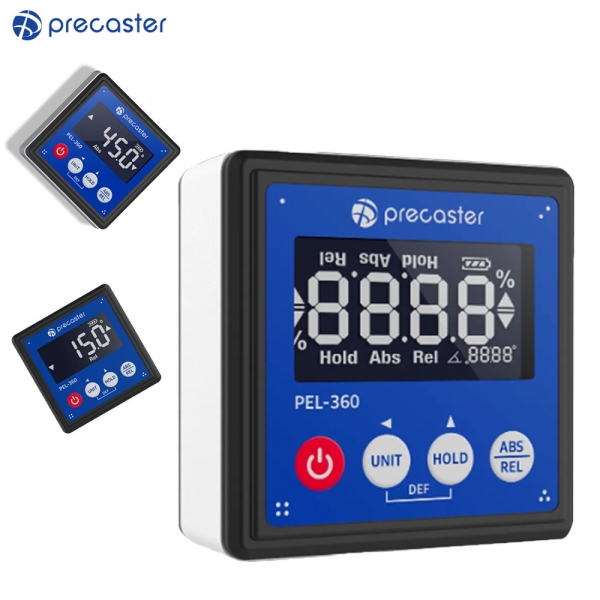 프리캐스터 디지털각도계 자석타입 전자식 각도기 PEL-360