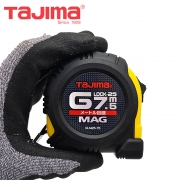 타지마 자석후크 고무그립 7.5M 자동줄자 G록 잠금형 GLM25-75