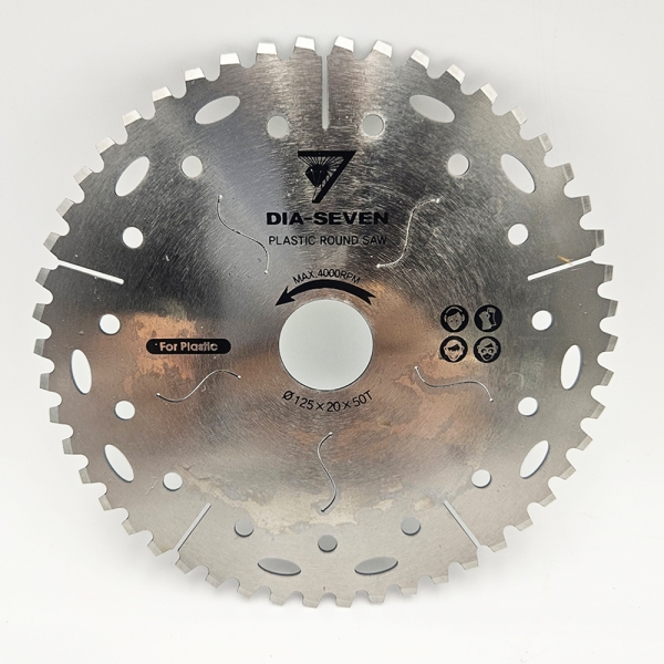 다이아세븐 125mm 플라스틱 PVC 아크릴 절단날 그라인더 원형날 DH-5A