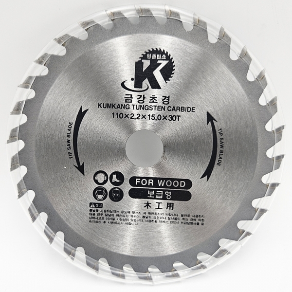 금강초경 4 그라인더 톱날 목재 원형날 110mm 30T