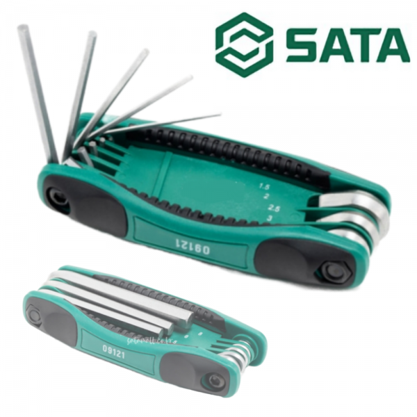 사타 SATA 접이식렌치 별렌치세트 8PCS 09123