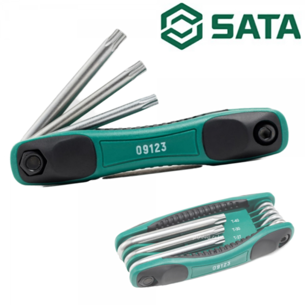 사타 SATA 접이식렌치 별렌치세트 8PCS 09123
