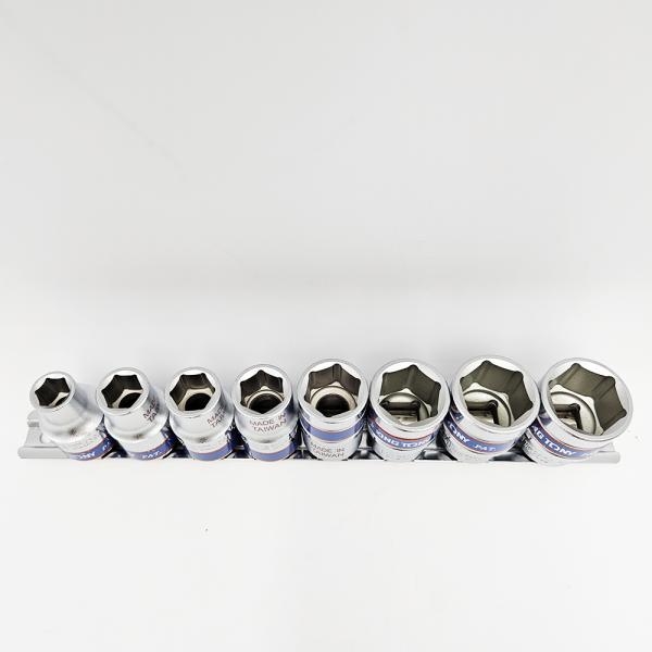 킹토니 대만 1/2 복스알세트 육각 임팩 레일 소켓렌치 8PCS