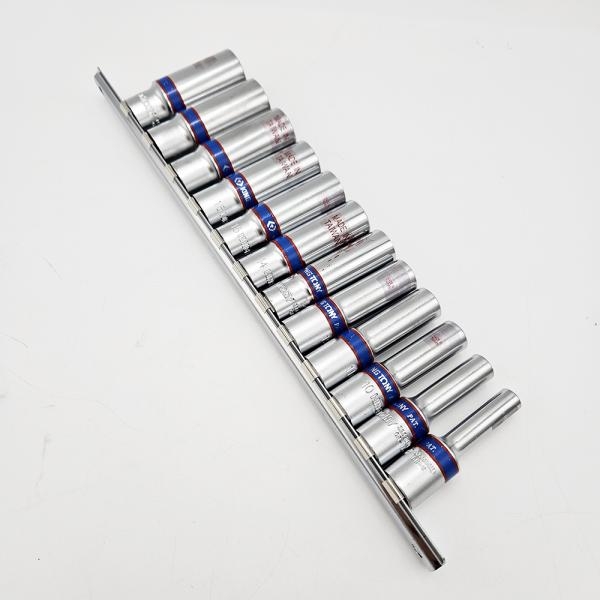킹토니 대만 3/8 롱복스세트 육각 임팩 레일 소켓렌치 13PCS