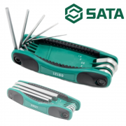 사타 SATA 접이식렌치 육각렌치세트 8PCS 09121