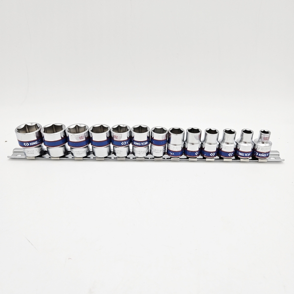 킹토니 대만 3/8 복스세트 육각 임팩 레일 소켓렌치 13PCS 킹토니 대만 3/8 복스세트 육각 임팩 레일 소켓렌치 13PCS