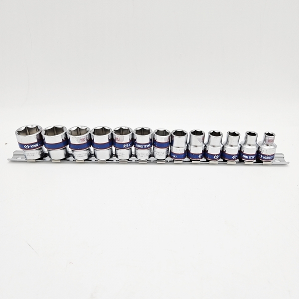킹토니 대만 3/8 복스세트 육각 임팩 레일 소켓렌치 13PCS