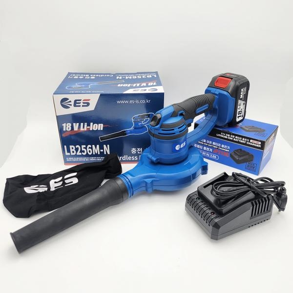 ES산업 충전송풍기 6.0A 무선 블로워 마끼다호환 LB256