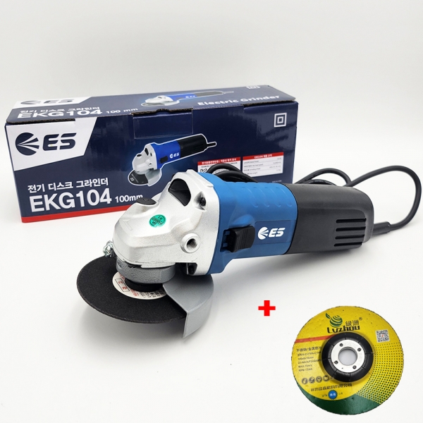 ES산업 디스크 앵글 그라인더 100mm 측면스위치 EKG104