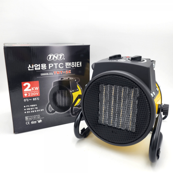 TNT 전기온풍기 2KW PCT 팬히터 사무실 저소음 산업용