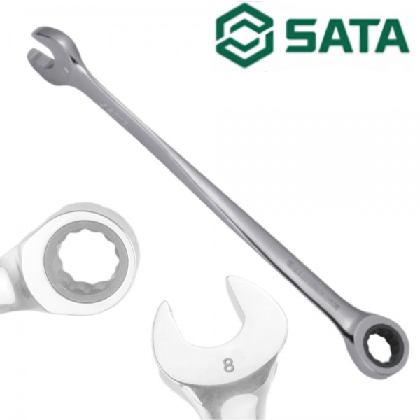 사타 X빔 기어렌치 스패너 깔깔이스파나 8mm 46301
