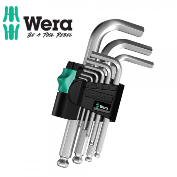 베라 WERA 육각렌치세트 볼타입 숏볼렌치 9PC 전문가용 독일산