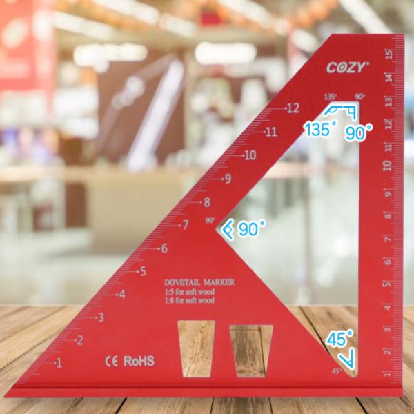 코지 다목적 각도자 목공삼각자 연귀자 CZ-MAR-923