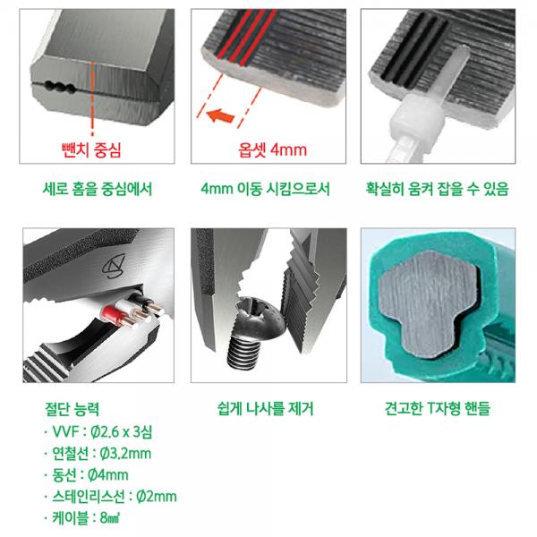 엔지니어 네지사우르스 펜치 뺀치 압착 녹슨 볼트 리무버 PZ-78 엔지니어 네지사우르스 펜치 뺀치 압착 녹슨 볼트 리무버 PZ-78