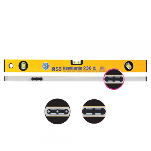 에스비 자석 수평기 수평대 230MM 알루미늄 마그네틱 NHMV2-9