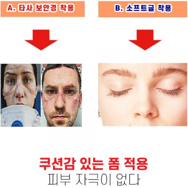 CNS 소프트 고글보안경 안티포그 눈보호용 황부장