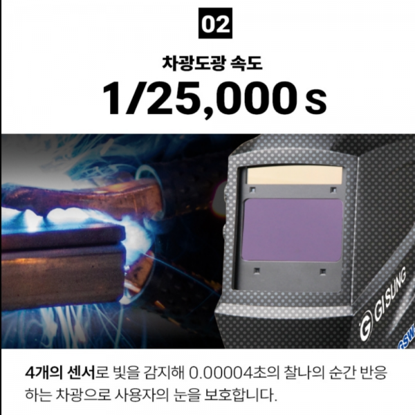 기성 대화면 자동차광 용접면 자동면 용접헬멧 GSW-3000