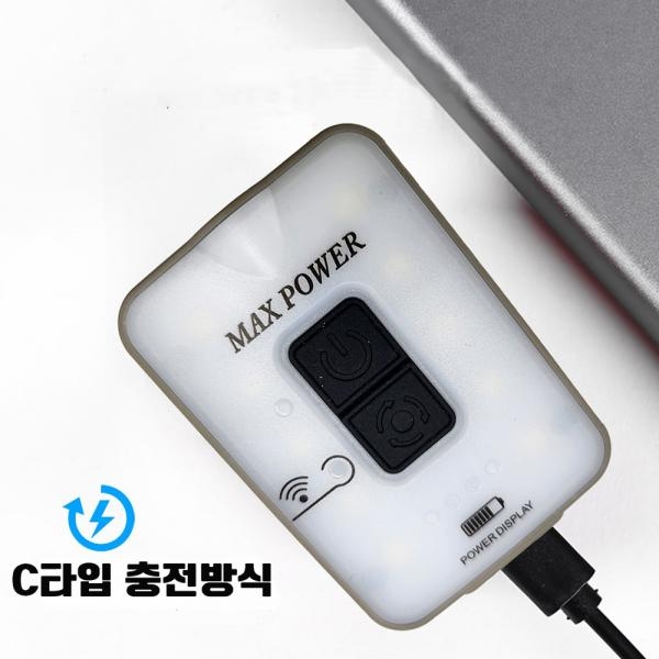 맥스파워 LED 헤드랜턴 캡라이트 C타입 모션센서 MX-C250