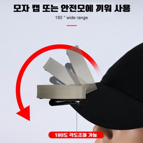 맥스파워 LED 헤드랜턴 캡라이트 C타입 모션센서 MX-C250