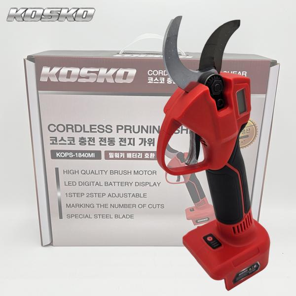 코스코 충전전지가위 전동가위 밀워키호환 KOPS-1840MI 벌림 40mm