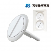 일신전기 콘센트 마개 캡 멀티탭 안전커버 가리개 보호커버 6PCS ISO-14020