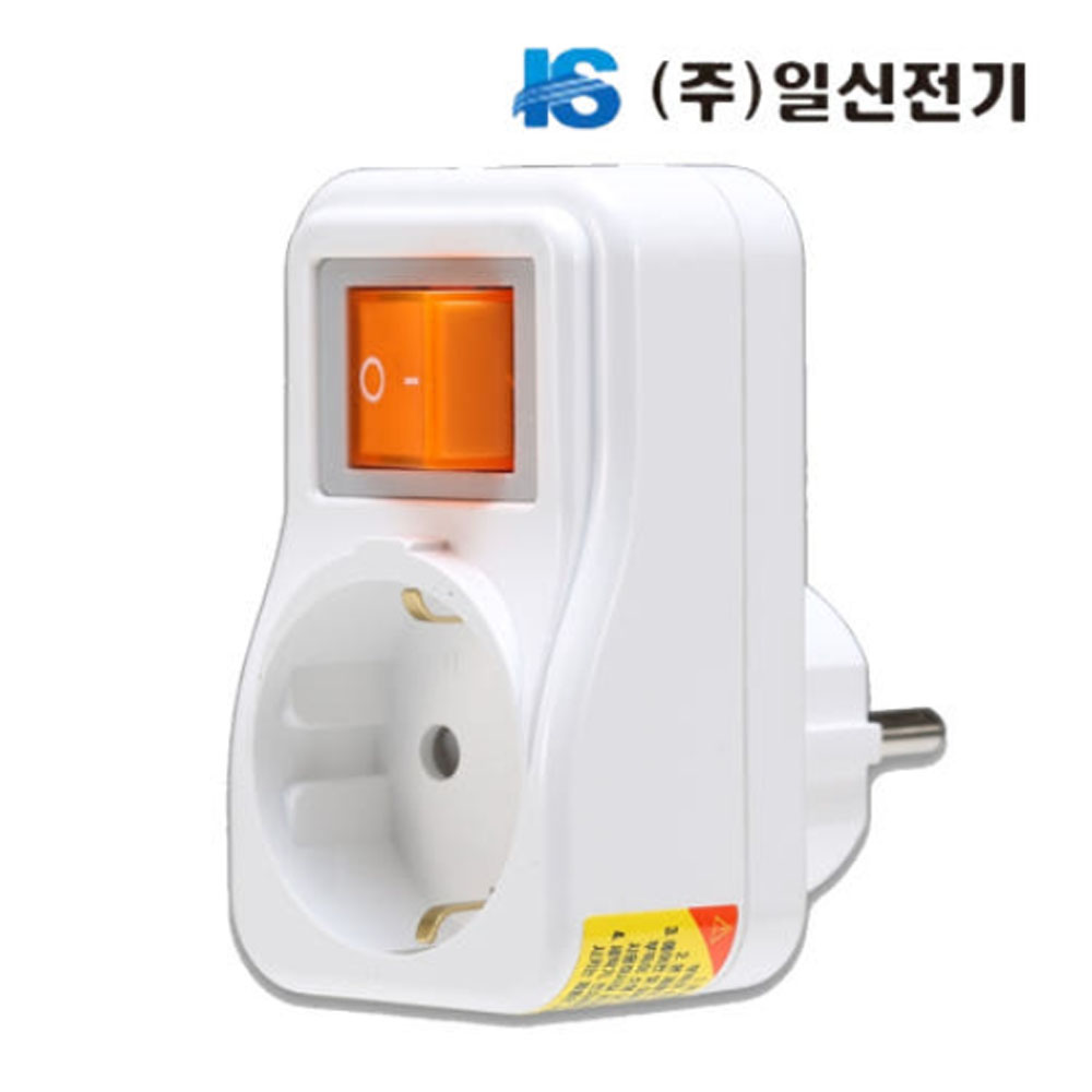 일신 스위치부착 절전1구 멀티탭 ISM-14393