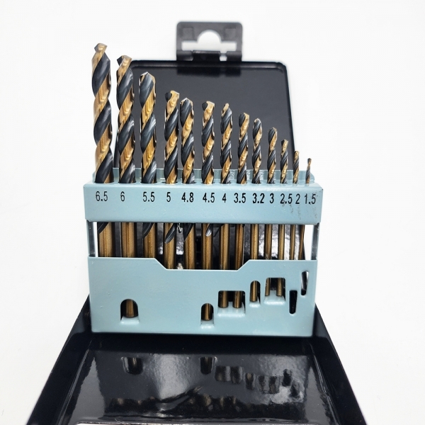 지노 HSS 드릴비트세트 13P 쇠 철기리 드릴날 1.5-6.5mm
