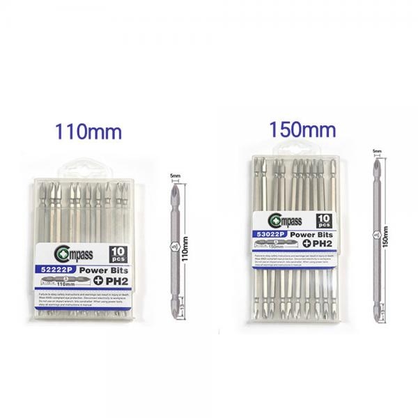 드릴비트 드라이버 일자 십자팁 슬림 양날 드릴날 두께 5mm ST-70