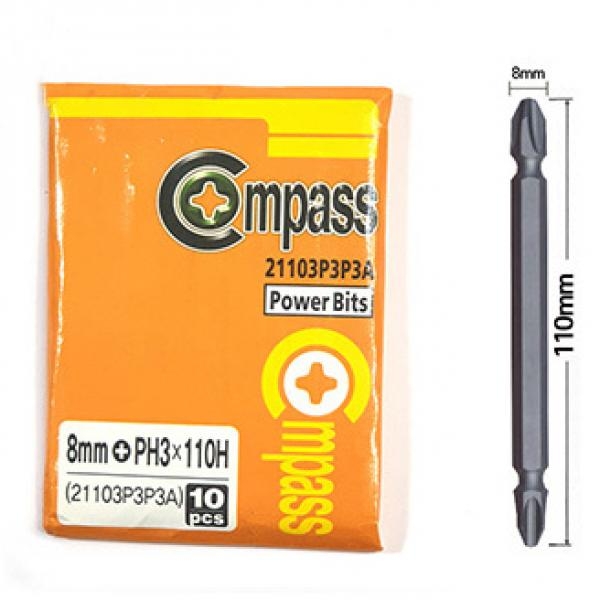 드릴비트 양용 드라이버 일자 에어용 두께8mm PH3 110mm
