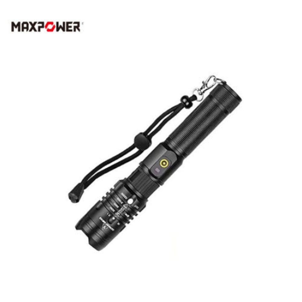 맥스파워 충전식 LED 줌라이트 손전등 휴대용 랜턴 맥스라이트 MX-P50