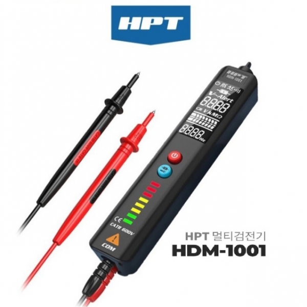 HPT 비접촉 검전기 2IN1 멀티테스터기 테스트기 HDM1001 AC DC 전압측정