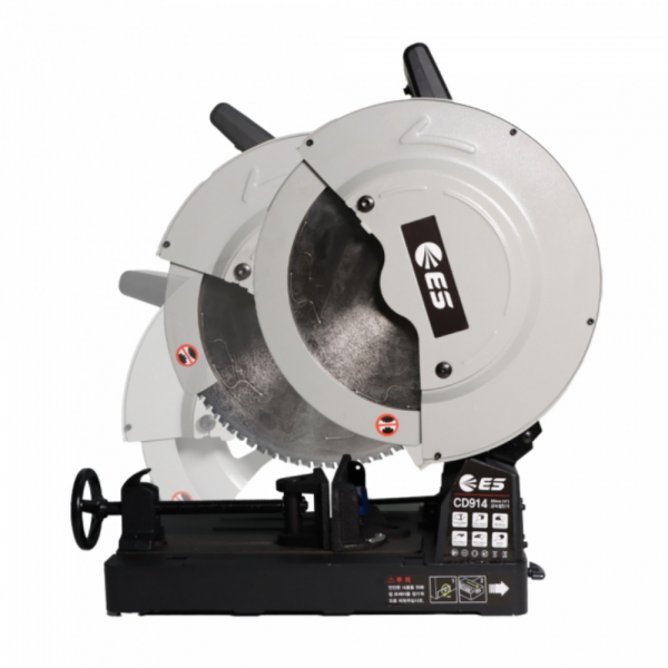 ES산업 금속절단기 355mm 저속회전 CD914 철공용 파이프컷팅기