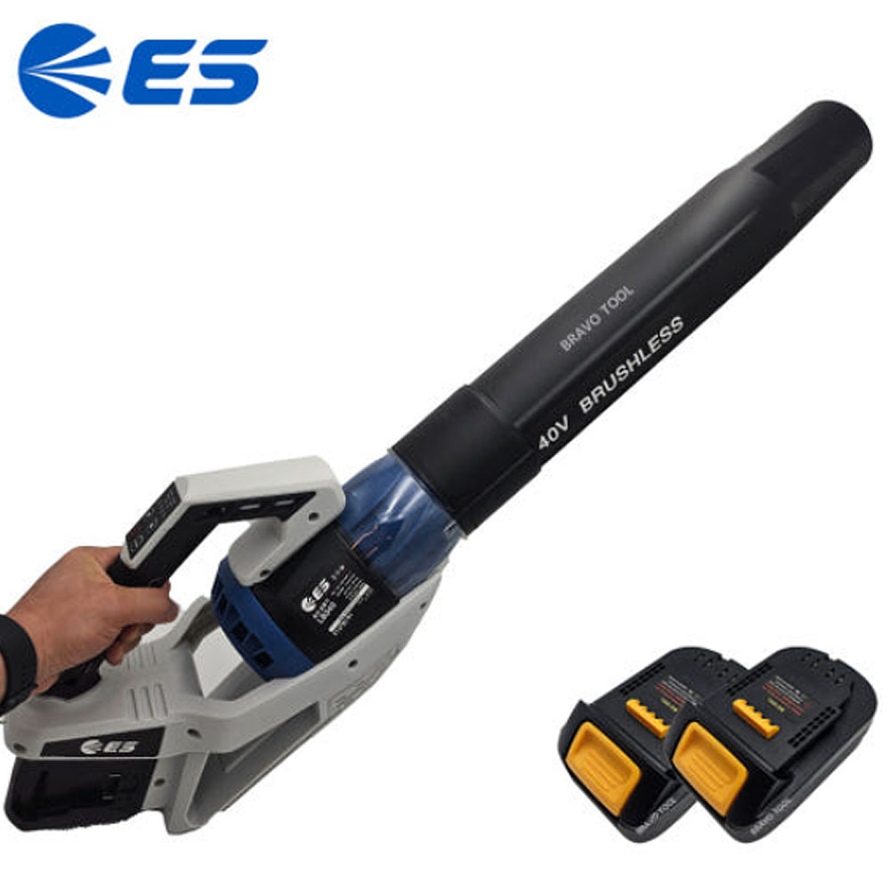 ES산업 40V 충전 대포송풍기 보쉬배터리변환 어댑터 세트 LB340-N
