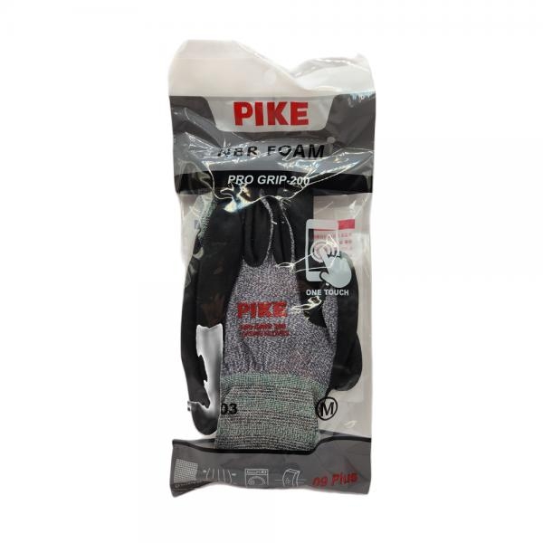 NBR 프로그립200 작업용 코팅 안전 장갑 스마트폰터치 PIKE