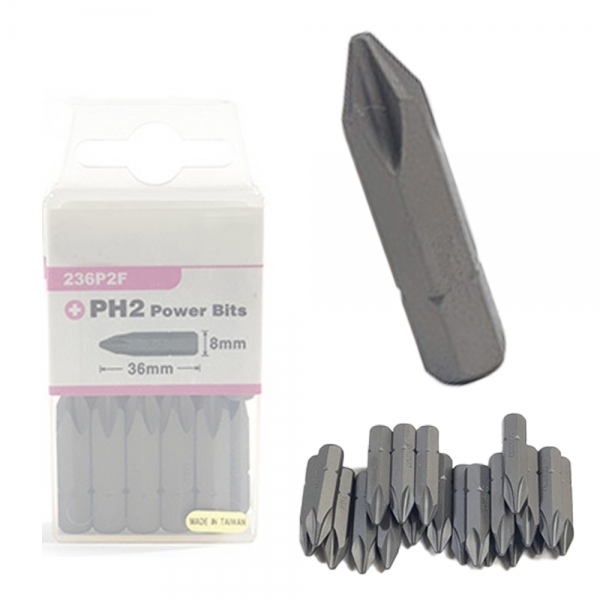 드릴비트 드라이버 토션 십자팁 드릴날 6.35mm 단용비트 숏 짧은 125P2TSS