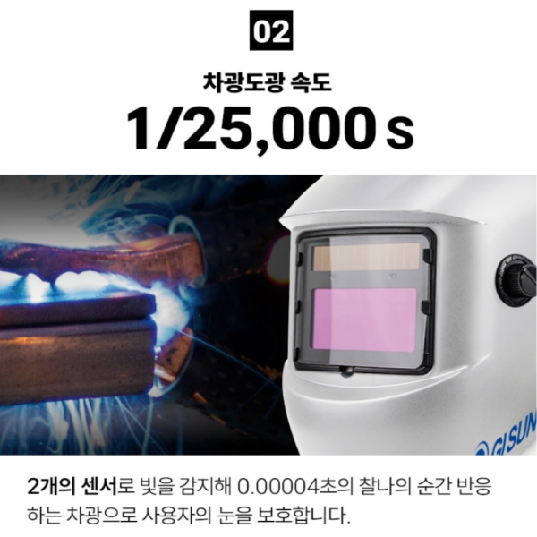 기성 자동용접면 헬멧 용접마스크 GSW-2500 옐로우