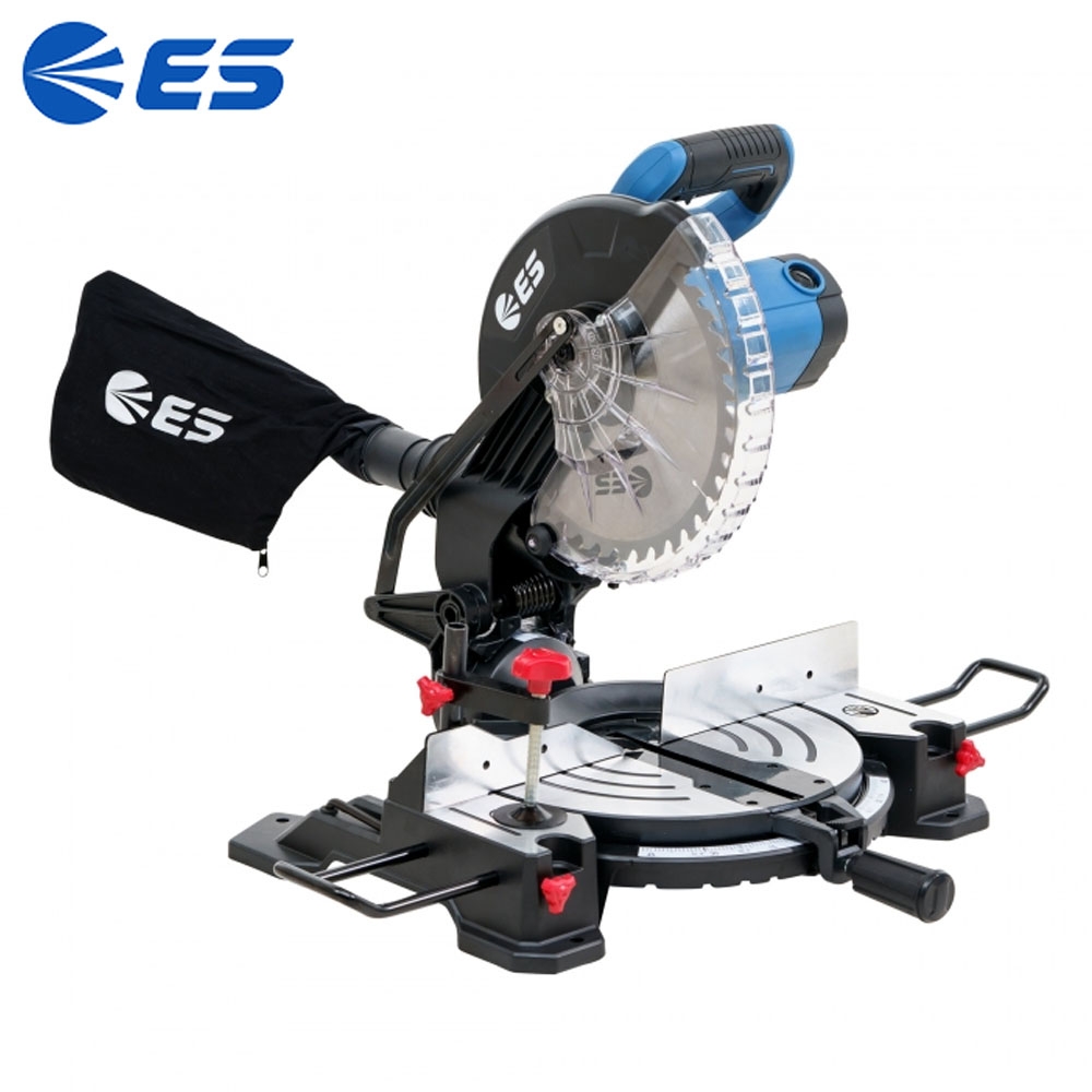 ES산업 목재 PVC ABS 정밀절단 각도절단기 254mm 1800W S910M