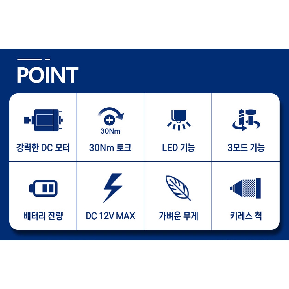 ES산업 목재 타일 금속 유리 가구조립 콘크리트 충전해머드릴 12V LH1012-N 본체만