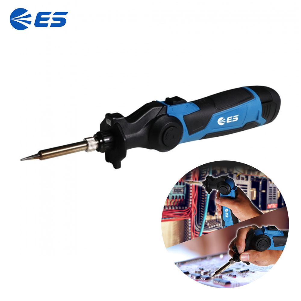 ES산업 납땜 패널수리 자동차정비 충전 인두기 12V MAX LSI1012-N 본체만
