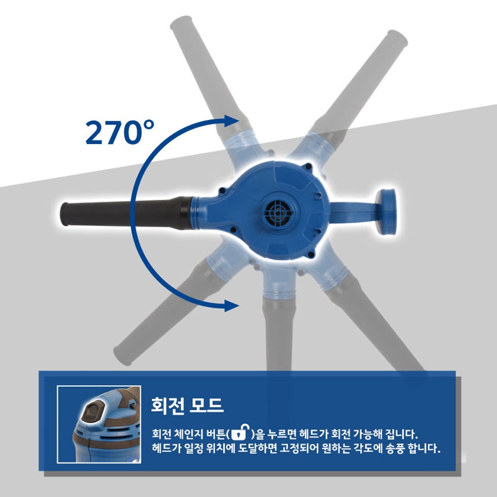 ES산업 목공 흡입 캠핑 작업장 낙엽 눈 18V 충전송풍기 LB256M-N 본체만